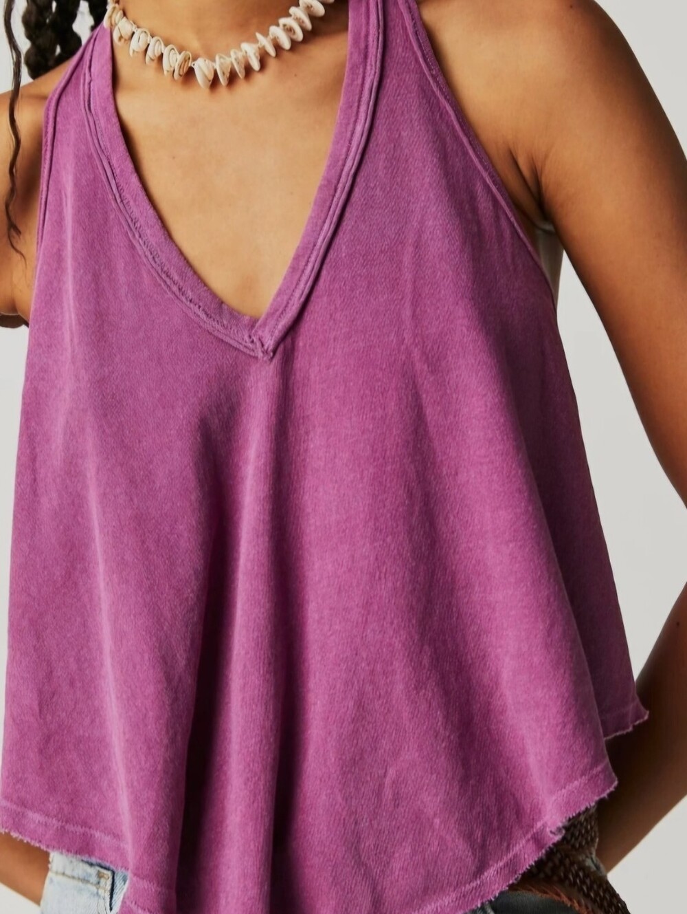"3" We The Free Washed V-Neck Swing Tank